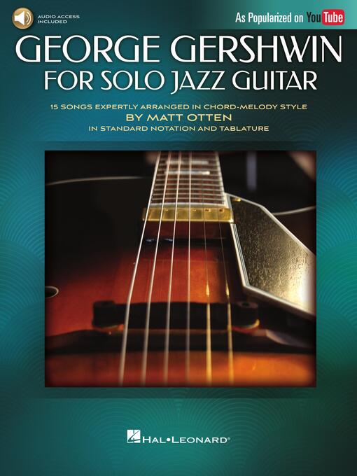 Cover image for George Gershwin for Solo Jazz Guitar
